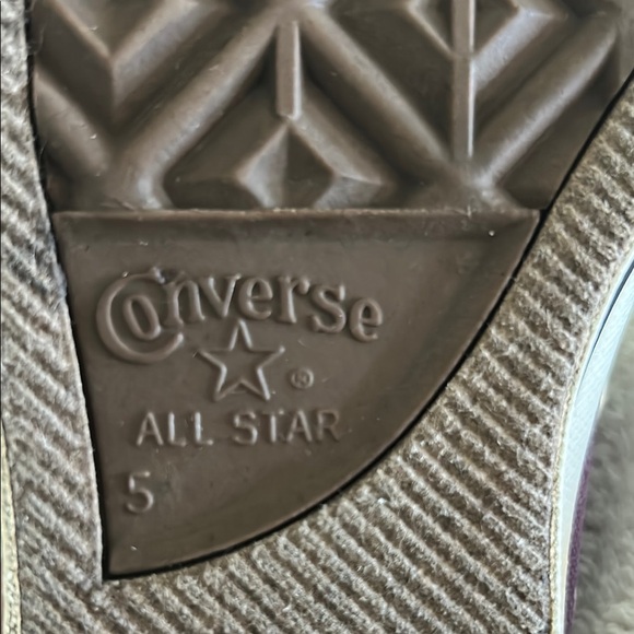 Converse Violet High-Top Sneakers - Picture 3 of 13